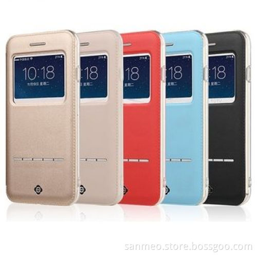 Luxury Leather Mobile Phone Case for iPhone 6, Perfectly Fits the Shape, Multi-design